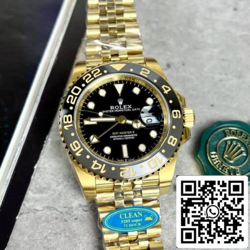 Rolex GMT Master II M126718GRNR-0001 1:1 Best Edition Clean Factory Black Dial - Imagen 4