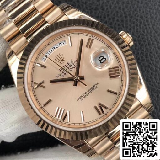 Rolex Day Date M228238-0006 1:1 Best Edition EW Factory Gold Dial - Image 7