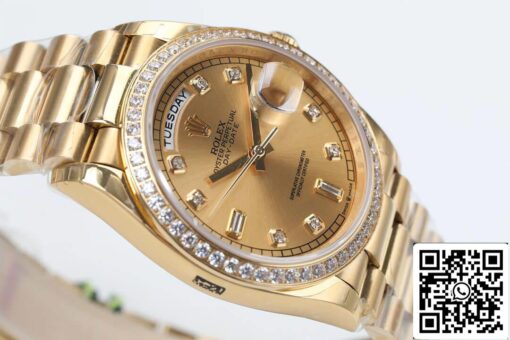 Rolex Day Date M128348RBR-0008 1:1 Best Edition EW Factory Diamond Dial - Image 6