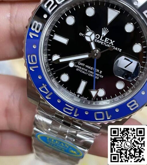 Rolex GMT Master II M126710BLNR-0002 Jubilee Strap Clean Factory V3 Actual Picture - Image 8