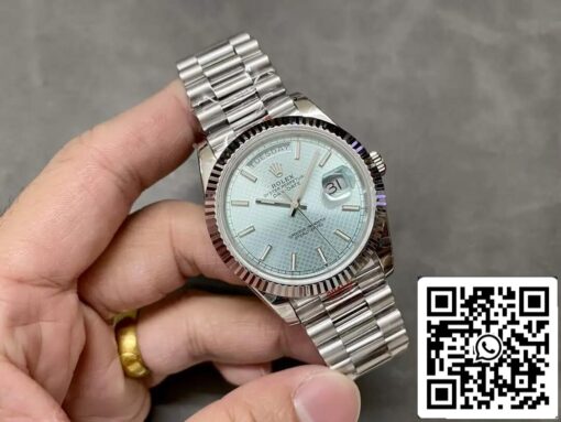 Rolex Day Date M228236 1:1 Best Edition GM Factory Blue Dial V2 — изображение 4