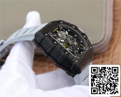 Richard Mille RM-035 KV Factory 1:1 Best Edition Black Carbon Fiber - immagine 6