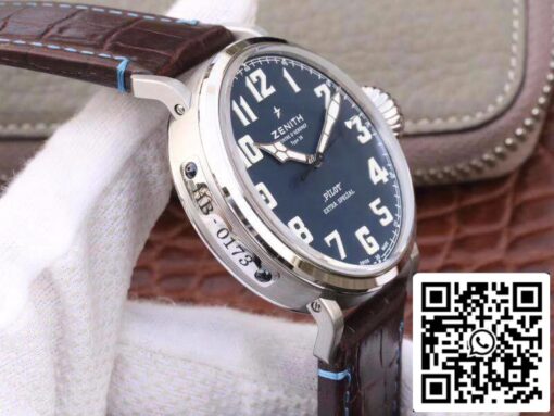 Zenith Pilot Type 20 Extra Special XF Factory 1:1 Best Edition Swiss ETA2824 Superlumed blue dial and hands – Bild 5