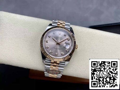 Rolex Datejust 41MM M126331-0008 1:1 Best Edition Clean Factory Rose Gold - immagine 7