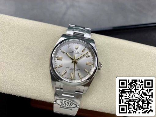 Rolex Oyster Perpetual M126000-0001 36MM 1:1 Best Edition Clean Factory Silver Dial - Image 7