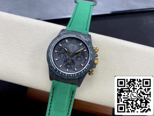 Rolex Daytona Cosmograph 1:1 Best Edition Noob Factory Diw Custom Version Dark Green Strap - Image 7