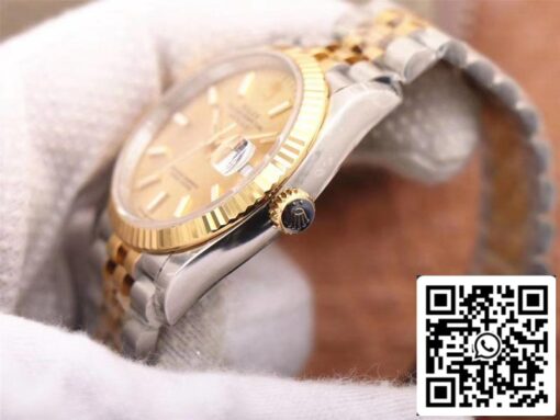 Rolex Datejust M126233-0015 1:1 Best Edition EW Factory Champagne Dial Swiss ETA3235 - Imagen 6