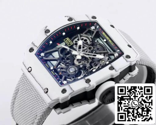 Richard Mille RM35-01 1:1 Best Edition BBR Factory White Carbon Fiber Case — изображение 7