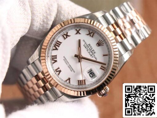 Rolex Datejust M126231-0015 1:1 Best Edition EW Factory White Dial - Imagen 8