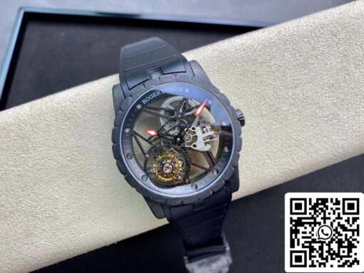 Roger Dubuis Excalibur DBEX0577 1:1 Best Edition BBR Factory Tourbillon Skeleton Dial - Imagen 8