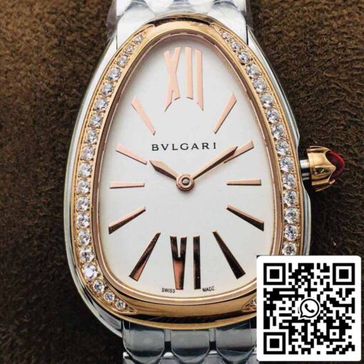 Bvlgari Serpenti 103143 1:1 Best Edition BV Factory Rose Gold Diamond Bezel - Image 7