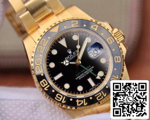 Rolex GMT Master II 116718 40mm EW Factory 1:1 Best Edition Swiss ETA2836 Black Dial - Image 7