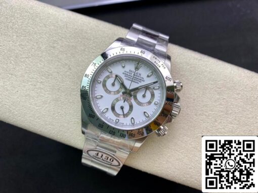 Rolex Cosmograph Daytona 116520LN 1:1 Best Edition Clean Factory White Dial — изображение 9