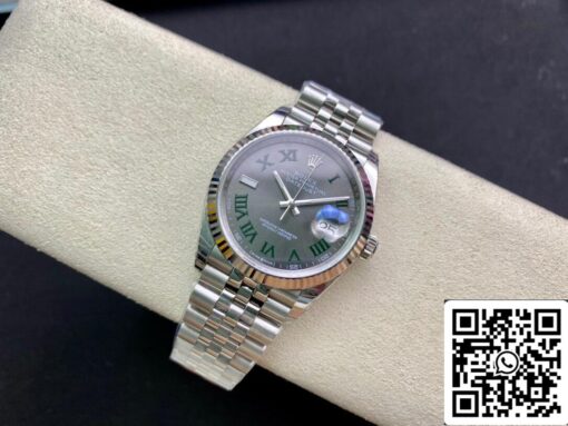 Rolex Datejust M126234-0045 36MM 1:1 Best Edition EW Factory Grey Dial - Imagen 6