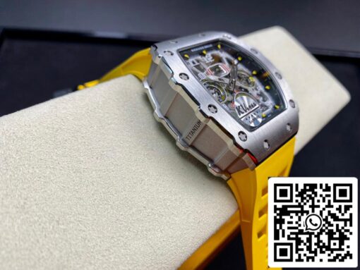 Richard Mille RM011 FELIPE MASSA 1:1 Best Edition KV Factory Titanium Steel Case - immagine 6