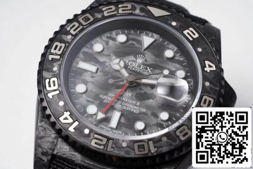 Rolex GMT-MASTER II Diw 1:1 Best Edition Carbon Fiber Black Fabric Strap - 이미지 6