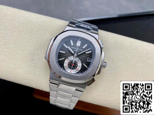 Patek Philippe Nautilus 5980/1A-014 1:1 Best Edition PPF Factory Black Dial – Image 6