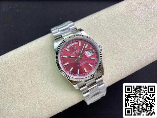 Rolex Day Date 118239 1:1 Best Edition EW Factory Cherry Dial - Imagen 7