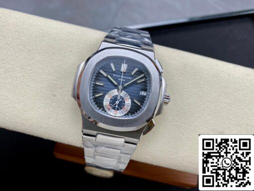 Patek Philippe Nautilus 5980/1A-001 1:1 Best Edition PPF Factory Blue Dial – Image 5