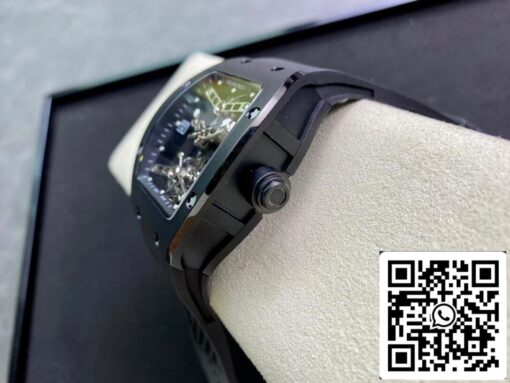 Richard Mille RM027 1:1 Best Edition EUR Factory Transparent Black Dial - immagine 5