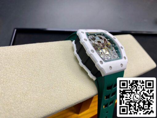 Richard Mille RM011-03 1:1 Best Edition KV Factory Green Strap - immagine 5