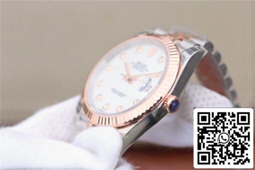 Rolex Datejust M126331-0014 1:1 Best Edition EW Factory Rose Gold Mother-Of-Pearl Dial - Imagen 5