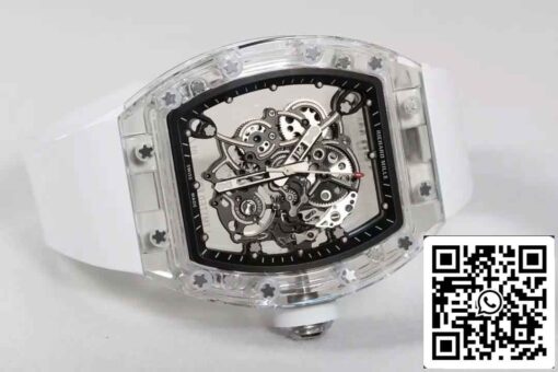 Replica Richard Mille RM055 Best 1:1  Edition RM Factory White Strap - 이미지 7