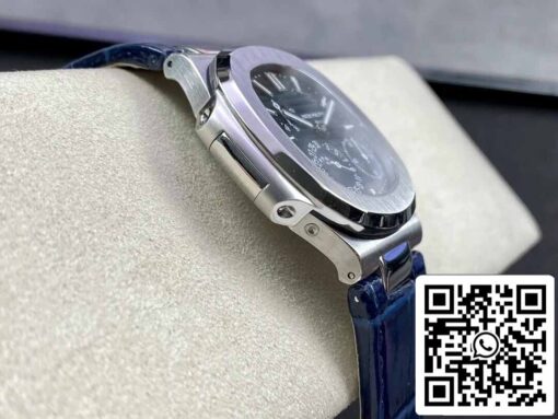 Patek Philippe Nautilus 5712 1:1 Best Edition GR Factory Blue Leather Strap – Image 8