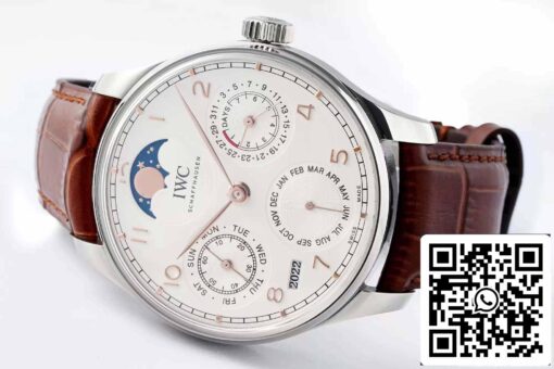 IWC Portuguese Perpetual Calendar IW503307 1:1 Best Edition APS Factory White Dial — изображение 6