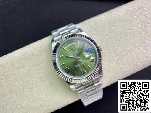 Rolex Day Date M228239-0033 1:1 Best Edition EW Factory Olive Green Dial - Image 6