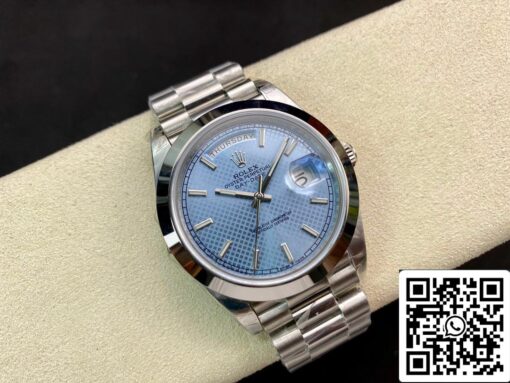 Rolex Day Date M228206-0004 1:1 Best Edition EW Factory Light Blue Dial - Image 5