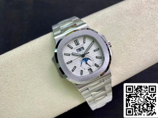 Patek Philippe Nautilus 5726/1A-010 1:1 Best Edition PPF Factory White Dial – Image 6