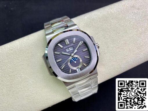 Patek Philippe Nautilus 5726/1A-001 1:1 Best Edition PPF Factory Grey Dial – Image 5