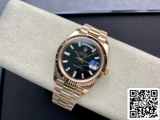 Rolex Day Date 228238a 1:1 Best Edition EW Factory V2 Black Dial - Image 6