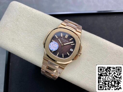 Patek Philippe Nautilus 5711/1R-001 1:1 Best Edition GR Factory V2 Brown Gradient Dial - Imagen 7