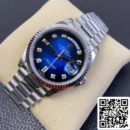 Rolex Day Date M128239-0023 1:1 Best Edition EW Factory Gradient Blue Dial - Image 6