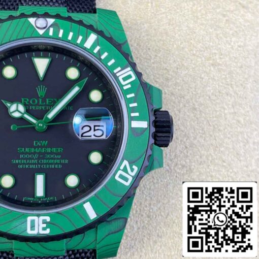 Replica Rolex Submariner VS Factory Green Carbon Fiber Bezel – Bild 5