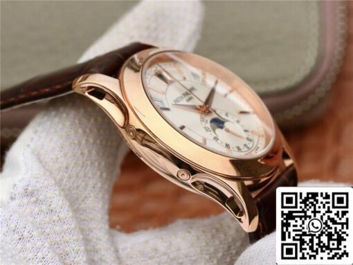 Patek Philippe Complications 5205R-001 1:1 Best Edition KM Factory Milky White Dial — изображение 14