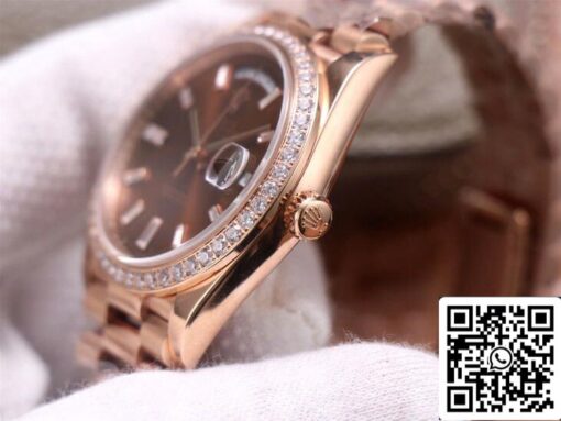 Rolex Day Date M228345RBR-0006 1:1 Best Edition EW Factory Rose Gold - Imagen 8