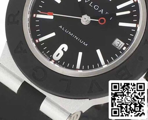 Bvlgari Aluminium 103445 1:1 Best Edition BV Factory Black Dial - Image 6