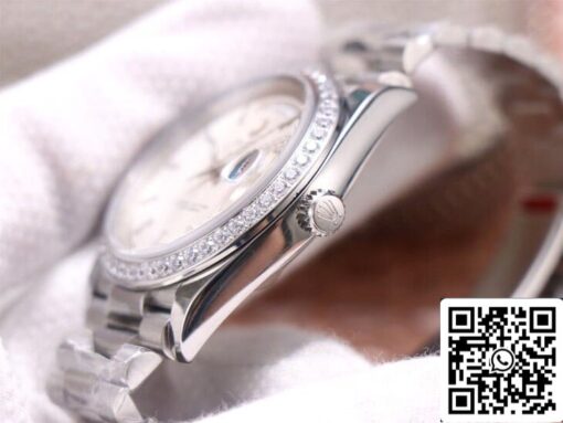 Rolex Day Date M228349RBR-0007 1:1 Best Edition EW Factory 18ct White Gold - Imagen 9