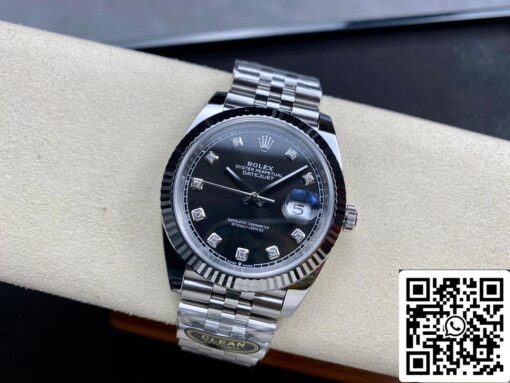 Rolex Datejust M126334-0012 1:1 Best Edition Clean Factory Black Dial - Image 6