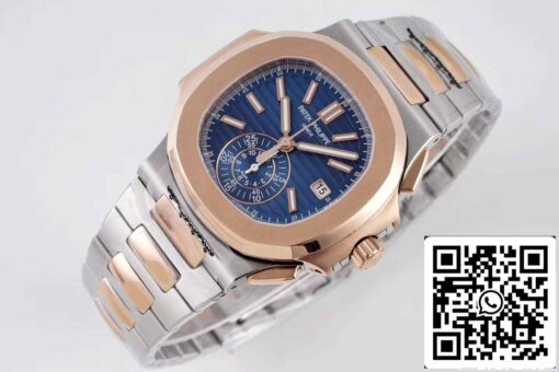 Patek Philippe Nautilus 5980/1AR-001 1:1 Best Edition 3K Factory V2 Blue Dial – Image 6