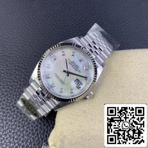 Rolex Datejust M126234-0019 36MM 1:1 Best Edition Clean Factory Stainless Steel - immagine 5