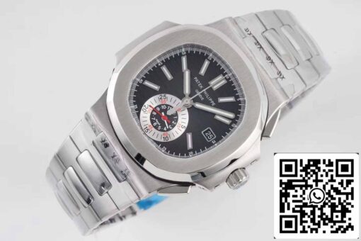 Patek Philippe Nautilus 5980/1A-014 1:1 Best Edition 3K Factory V2 Black Dial – Image 6