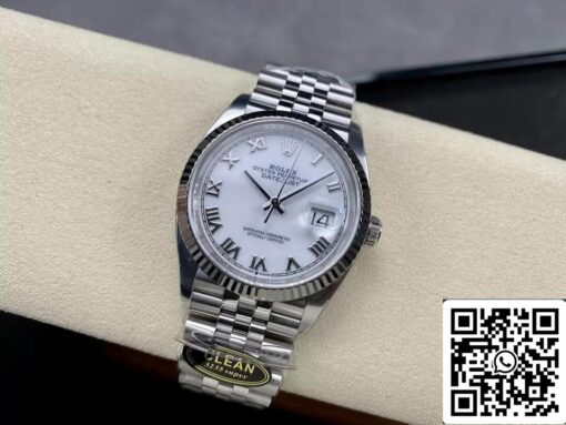 Rolex Datejust M126234-0025 36MM 1:1 Best Edition Clean Factory Stainless Steel - immagine 5