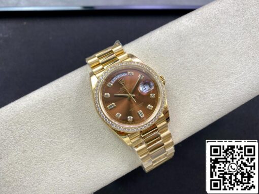 Rolex Day Date M128348RBR-0005 1:1 Best Edition EW Factory Yellow Gold - Imagen 6