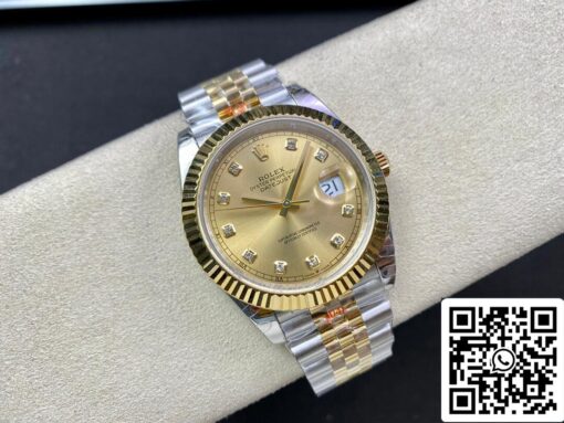 Rolex Datejust M126333-0012 1:1 Best Edition GM Factory Yellow Gold — изображение 6