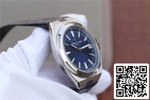 Vacheron Constantin Overseas 47040 JJ Factory 1:1 Best Edition Swiss ETA9015 Blue Dial - Image 7