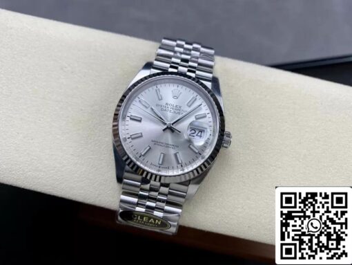 Rolex Datejust M126234-0013 36MM 1:1 Best Edition Clean Factory Silver Dial - Image 7